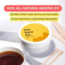 Load image into Gallery viewer, The Bare Kit Honey and Sugar Wax For Hair Removal 100g | All-Natural, Ready To Use, No Heating Required