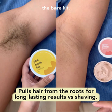 Load image into Gallery viewer, The Bare Kit Honey and Sugar Wax For Hair Removal 100g | All-Natural, Ready To Use, No Heating Required