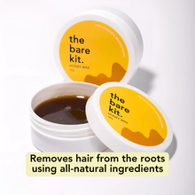 Load image into Gallery viewer, The Bare Kit Trio Body Care Set | Honey and Sugar Wax, Glow Getter Shea Butter, Wake Me Up Coffee Scrub