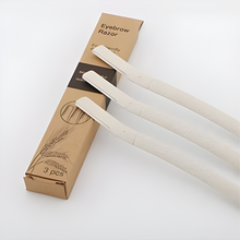 Load image into Gallery viewer, Wheat Eye Brow Trimmer, Eco-Friendly, Compostable (Pack of 3) by Project Refill