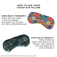 Load image into Gallery viewer, YAKAP Heated Pillow Eye Therapy Mask Meditation Pillow | Lavender-Weighted Hot & Cold Compress