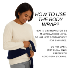 Load image into Gallery viewer, Yakap Heated Pillow The Body Wrap Pad Microwavable Heat Pad | Warm Compress for Back, Shoulders & Muscle Relief