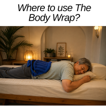 Load image into Gallery viewer, Yakap Heated Pillow The Body Wrap Pad Microwavable Heat Pad | Warm Compress for Back, Shoulders & Muscle Relief