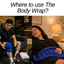 Load image into Gallery viewer, Yakap Heated Pillow The Body Wrap Pad Microwavable Heat Pad | Warm Compress for Back, Shoulders & Muscle Relief