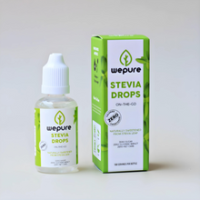 Load image into Gallery viewer, wepure Stevia Drops Natural Liquid Sweetener 30ml | 500 Servings Per Bottle, Zero Calories, Sugar, Glycemic Impact, Net Carb