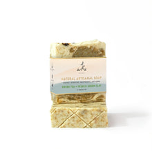 Load image into Gallery viewer, Arka Naturals Green Tea + French Green Clay Natural Handcrafted Artisanal Soap | Scented 140g