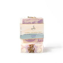 Load image into Gallery viewer, Arka Naturals Lavender Natural Handcrafted Artisanal Soap | Scented 140g

