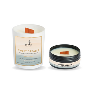 Arka Naturals Sweet Dreams Hand-Poured Premium Blend Scented Soy Candle