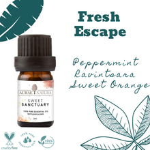 Load image into Gallery viewer, Aurae Natura Fresh Escape Essential Oil Diffuser Blend 5ml
