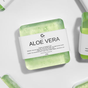 Vegan Essentials Aloe Vera Vegan Skin Care Beauty Soap 100g (FKA Crystal Glow)