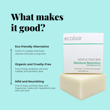 Load image into Gallery viewer, Ecobar PH Moisture Retention Gentle Face Bar