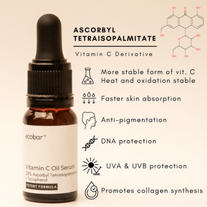 Ecobar PH Vitamin C Oil Serum Potent Formula 10ml | 20% Ascorbyl Tetraisopalmitate + Tocopherol