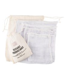 Load image into Gallery viewer, Habi Lifestyle Reusable Produce Bags (Set of 5)