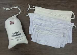 Habi Lifestyle Reusable Produce Bags (Set of 5)