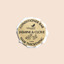 Load image into Gallery viewer, Mayumi Organics Hair Thickening Jasmine & Clove Conditioner Bar 75g