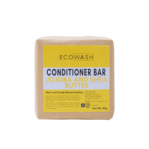 Ecowash Complete Set 80g | Keratin Shampoo and Conditioner Bar, Aloe Vera and Coconut Shampoo Bar, Jojoba and Shea Butter Conditioner Bar