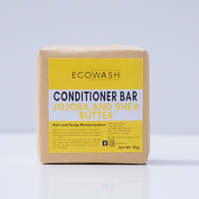 Load image into Gallery viewer, Ecowash Jojoba and Shea Butter Conditioner Bar for Hair and Scalp Nourishment 60g