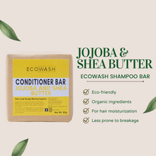 Load image into Gallery viewer, Ecowash Complete Set 80g | Keratin Shampoo and Conditioner Bar, Aloe Vera and Coconut Shampoo Bar, Jojoba and Shea Butter Conditioner Bar