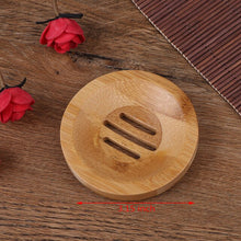 Load image into Gallery viewer, Bamboo Soap Dish Multi Shape Wooden Rack for Bar Storage - 1 Piece