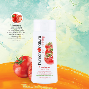 Human Nature Natural Nourishing Face Toner with Tomato Extract | Alcohol-Free, pH-Balanced 200ml