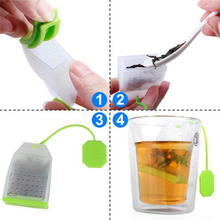 Load image into Gallery viewer, Food Grade Silicone Tea Strainer Bag
