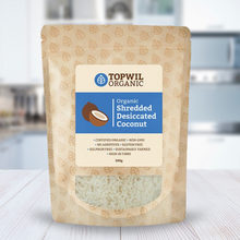 Load image into Gallery viewer, Topwil Desiccated Organic Coconut Shredded 200g
