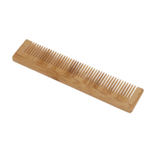 Load image into Gallery viewer, Wooden Bamboo Comb Hotel Style | Eco-Friendly Comb Great for Travel, Home, and Personal Use