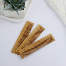 Load image into Gallery viewer, Wooden Bamboo Comb Hotel Style | Eco-Friendly Comb Great for Travel, Home, and Personal Use