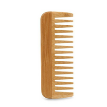 Load image into Gallery viewer, Wooden Bamboo Comb Wide Tooth Style | Eco-Friendly Comb Great for Travel, Home, and Personal Use