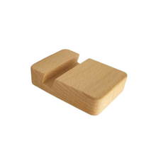 Load image into Gallery viewer, Wooden Single Groove Mobile Phone Stand Holder