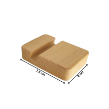 Load image into Gallery viewer, Wooden Single Groove Mobile Phone Stand Holder