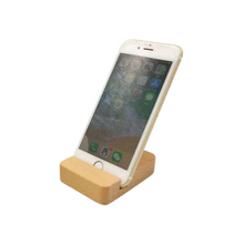 Load image into Gallery viewer, Wooden Single Groove Mobile Phone Stand Holder