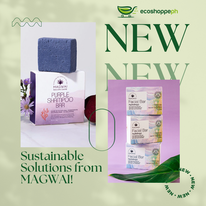 Introducing MAGWAI's New Sustainable Beauty Essentials: Hydrating Facial Bar and Salon Care Purple Shampoo Bar