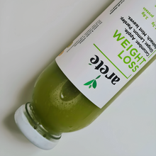 Load image into Gallery viewer, Areté Weight Loss Cold Pressed Juice 350ml | Cucumber, Apple, Ginger, Lemon, Parsley, Spinach, Mint Leaves
