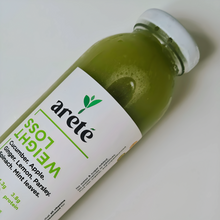 Load image into Gallery viewer, Areté Weight Loss Cold Pressed Juice 350ml | Cucumber, Apple, Ginger, Lemon, Parsley, Spinach, Mint Leaves
