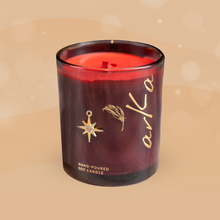 Load image into Gallery viewer, Arka Naturals Celestial Toast Candle 250ml | Limited Edition Holiday Hand-Poured Scented Soy Candle with Wooden Wick
