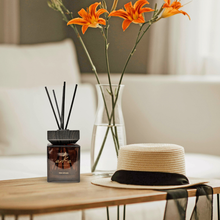 Load image into Gallery viewer, Arka Naturals Premium Reed Diffuser 200ml | Long-Lasting Home Fragrance with Wooden Sticks
