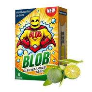 BLOB Dishwashing Tablets Calamansi - 4 Sachets (8 Tablets x 250ml) | Eco-Friendly, Zero Waste, Powerful Grease Removal, Fresh Citrus Scent