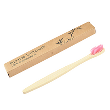 Load image into Gallery viewer, Bamboo Toothbrush | Eco-Friendly Oral Care Solution for Sustainable Smiles by Project Refill
