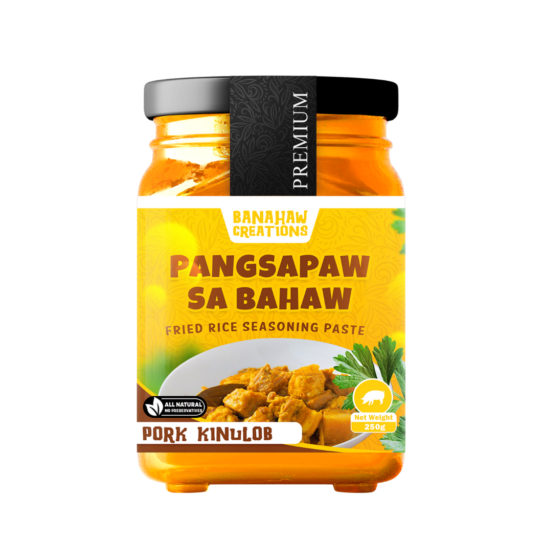 Banahaw Creations Fried Rice Seasoning Paste Pangsapaw sa Bahaw Pork Kinulob Flavor | All-Natural, No Preservatives