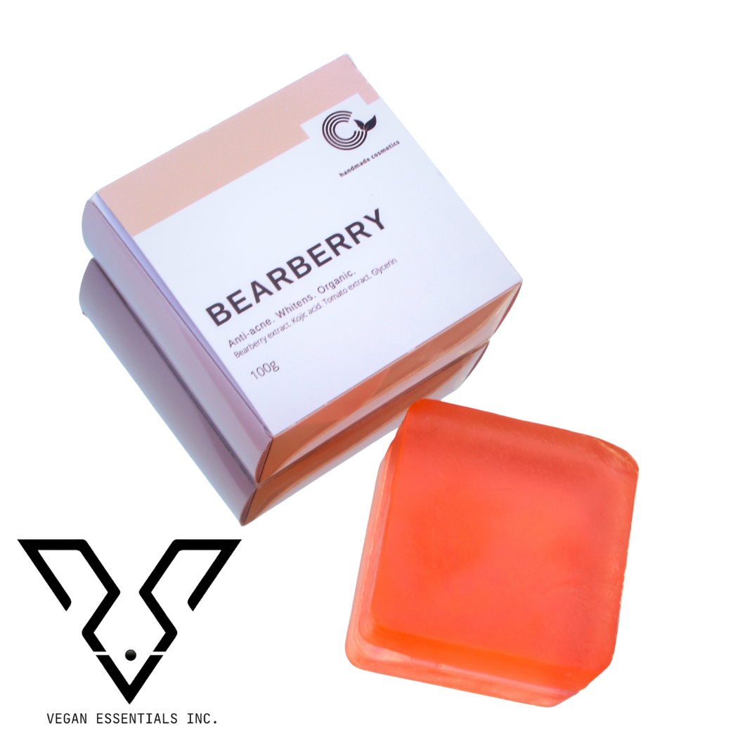 Vegan Essentials Bearberry Vegan Skin Care Beauty Soap 100g (FKA Crystal Glow)