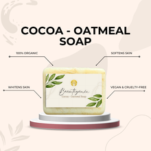 Load image into Gallery viewer, Beautiganix Cocoa – Oatmeal Soap 100g | For Healthy, Youthful, Glowing Skin
