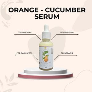 Beautiganix Orange – Cucumber Serum 30 ml | For Deep Moisturization