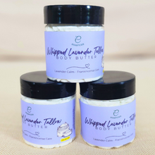 Load image into Gallery viewer, Essencea Whipped Lavender Tallow Body Butter 2oz | Lavender &amp; Frankincense Moisturizer for Soft, Nourished Skin
