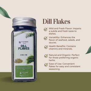 Figtree Farms Dill Flakes 20g | Organic, No Preservatives, No Additives