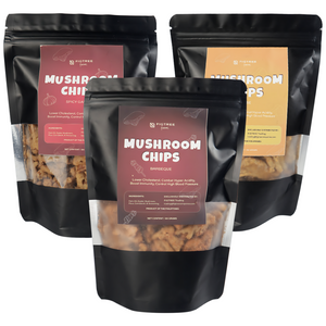 Figtree Farms Mushroom Chips 100g | Healthy, Delicious, Low Calorie Snack