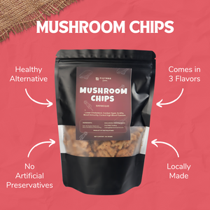 Figtree Farms Mushroom Chips 100g | Healthy, Delicious, Low Calorie Snack