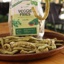 Load image into Gallery viewer, Figtree Farms Veggie Fries Malunggay with Basil 200g | No Preservatives, No Additives

