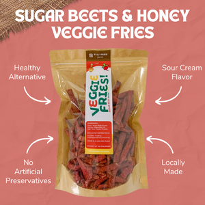 Figtree Farms Veggie Fries Sugar Beet with Honey 200g | No Preservatives, No Additives