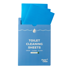 Load image into Gallery viewer, Fizzly Clean Toilet Cleaning Sheets - 30 Sheets | No Parabens, No Phosphates, No Chlorine, Bleach-Free

